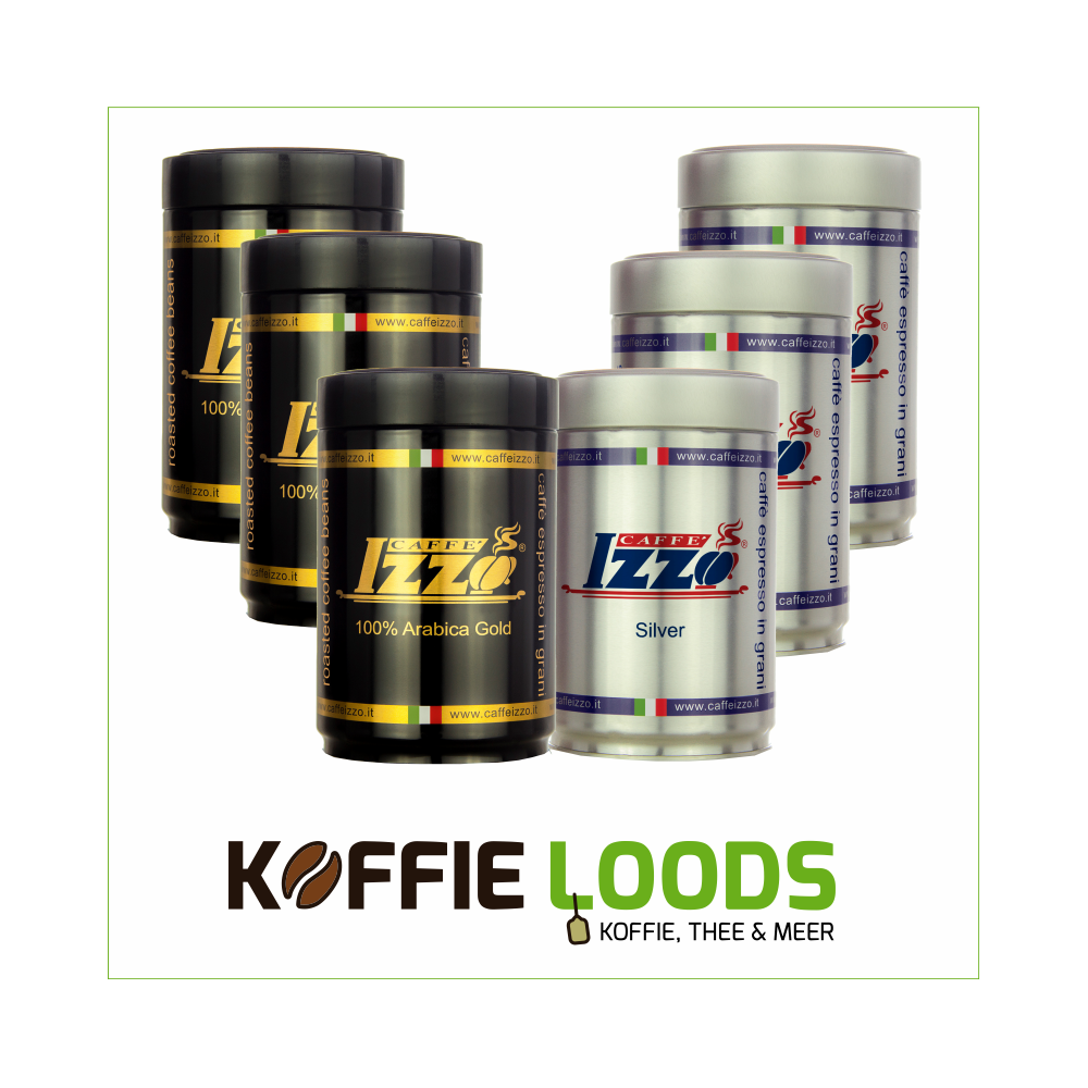 Proefpakket Izzo Koffiebonen 6x250 gram