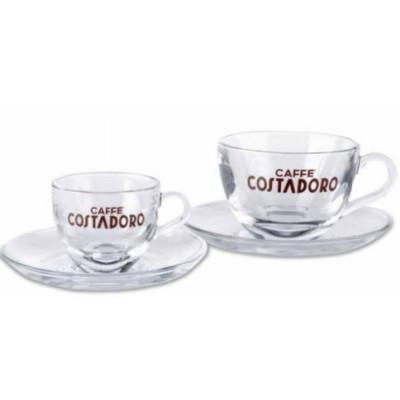 Costadoro espresso set glas 2 stuks
