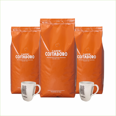 Actiepakket Super Koffiebonen + Gratis Servies