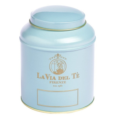 Theeblik la via del té 125 gram pastel licht blauw