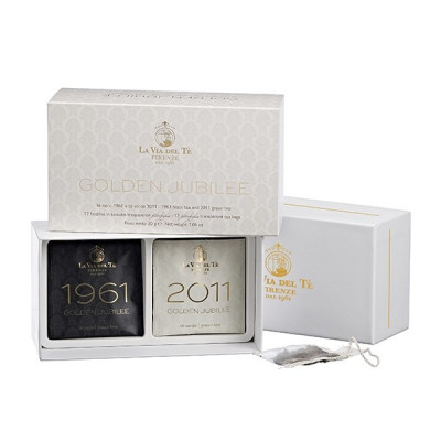 Theecadeau Geschenkdoos Gouden Jubileum