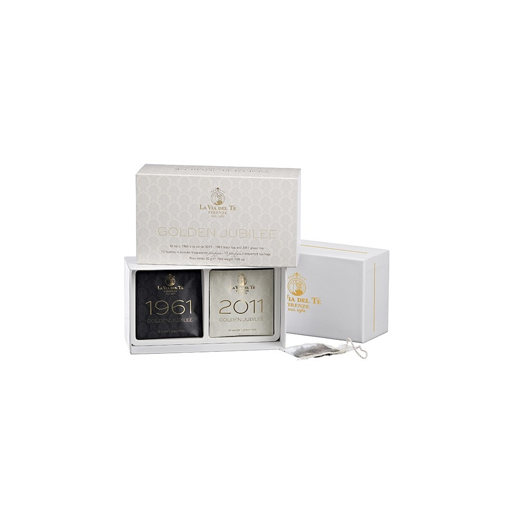 Theecadeau Geschenkdoos Gouden Jubileum