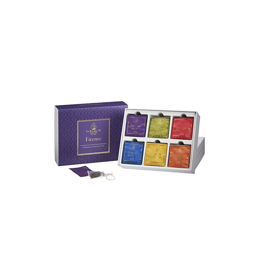 Theecadeau Geschenkdoos Firenze Paars