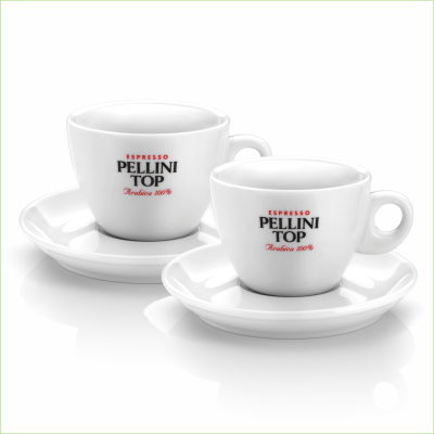 Pellini Cappuccino Kop & Schotel 2 stuks