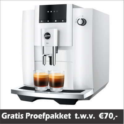 Jura E4 Piano White EUR 739, - und kostenlose Testverpackung jetzt Wettbewerbsgrad