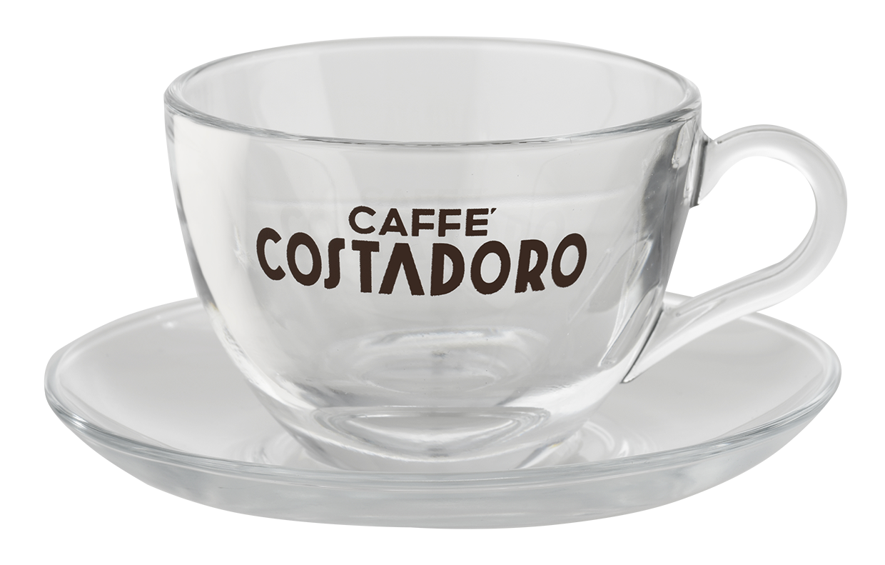 Capstoro Cappuccino Cup und Geschirr Glas