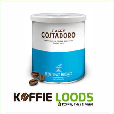 Costadoro 100% Arabica Decaffeinato gemalen