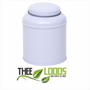 Zinn mit Deckel und extra inneren Abdeckung | Weiß-ca. 125 Gramm