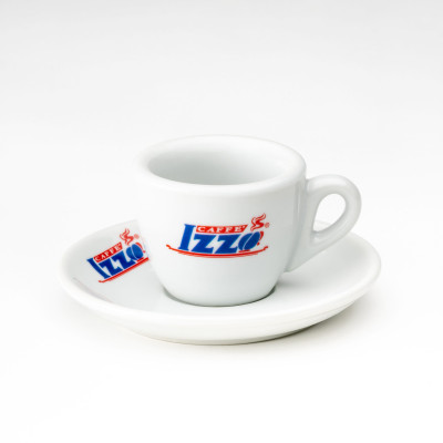 2 stuks Izzo kop en schotel cappuccino