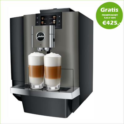 JURA X10 Dark Inox - Nu voor € 2990,- | Gratis Proefpakket