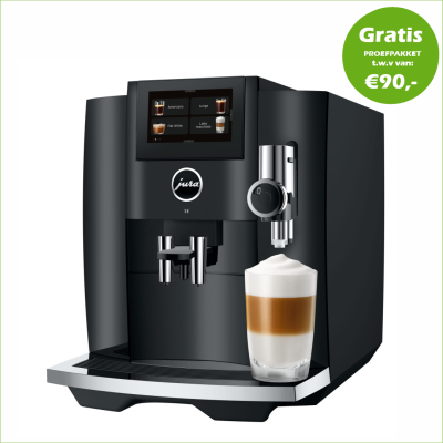 JURA S8 Piano Black (EB) + €90 Gratis Proefpakket