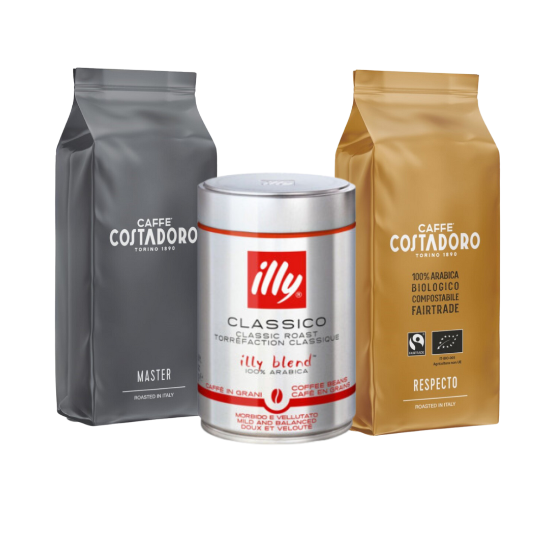 Kaffeebohnen Verkostungspaket Qualitá