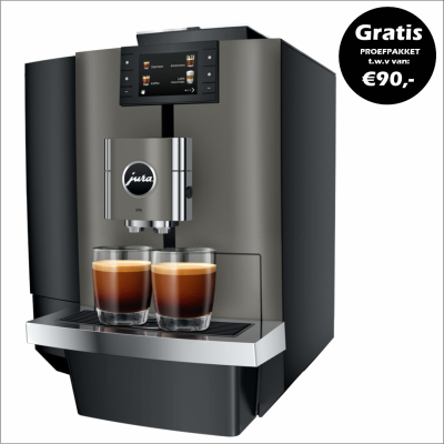 JURA X10C Dark Inox + Kostenloses Testverfahren + kostenlos installiert.