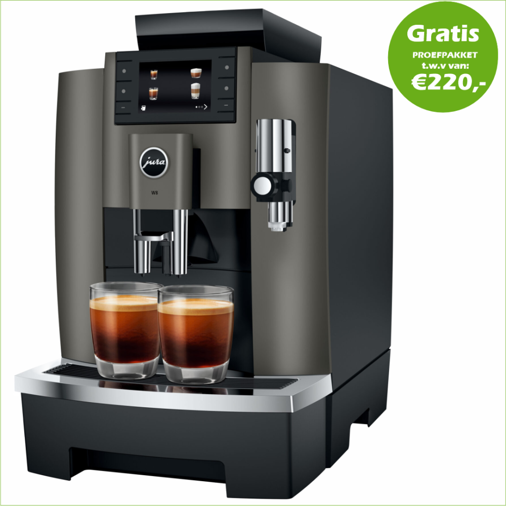 JURA W8 Dark Inox (EA) + Kostenloses Testverpackung