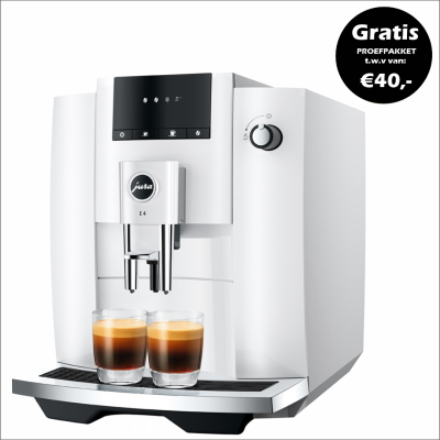 Jura E4 Piano White EUR 739, - und kostenlose Testverpackung jetzt Wettbewerbsgrad