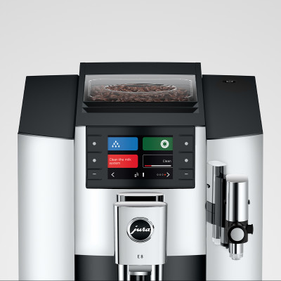 JURA E8 Chrome (EB) + Gratis Proefpakket