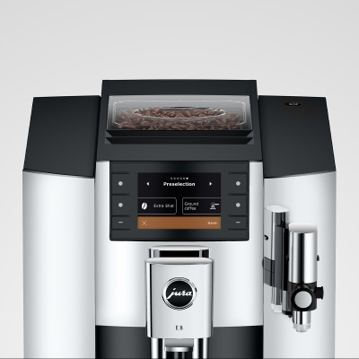 JURA E8 Chrome (EB) + Gratis Proefpakket