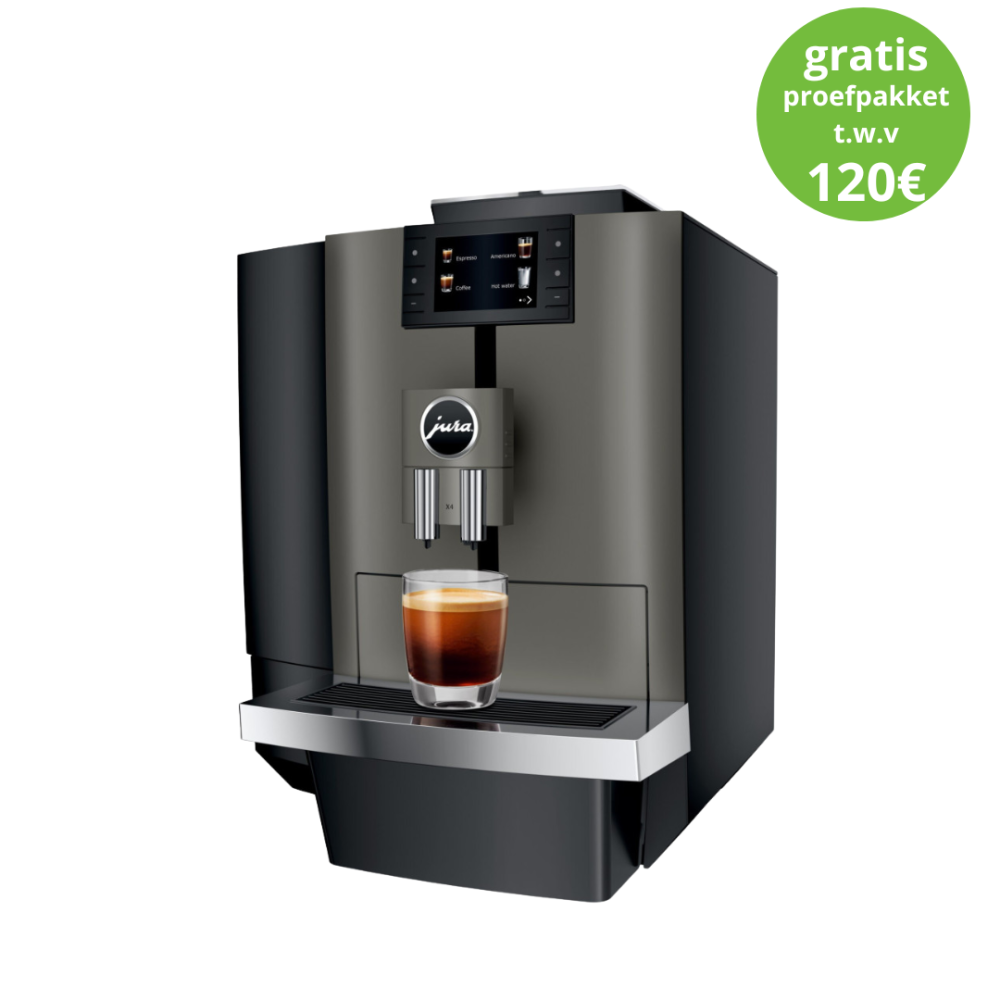 JURA X4 Dark Inox (EA) + Gratis Proefpakket