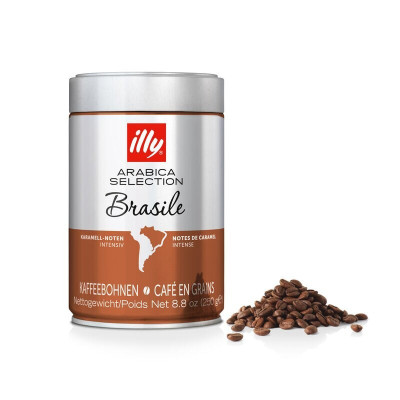 Illy brasil 250 gram koffiebonen 12 stuks