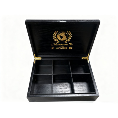 copy of Theedoos 6 vaks zwart