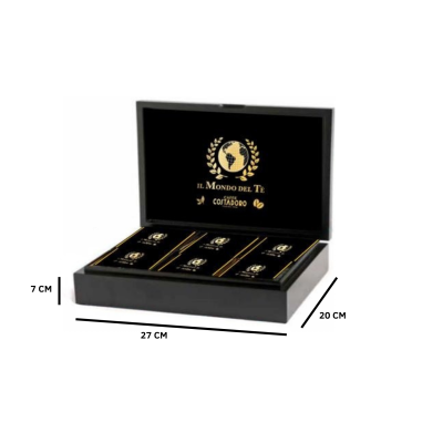 copy of Theedoos 6 vaks zwart