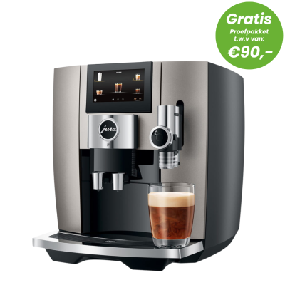 JURA J8 Piano Black (EA) + € 90 Gratis Proefpakket