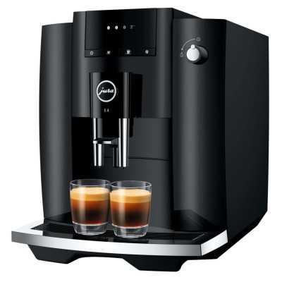 JURA E4 Piano Black € 739,- en gratis proefpakket nu scherp geprijsd