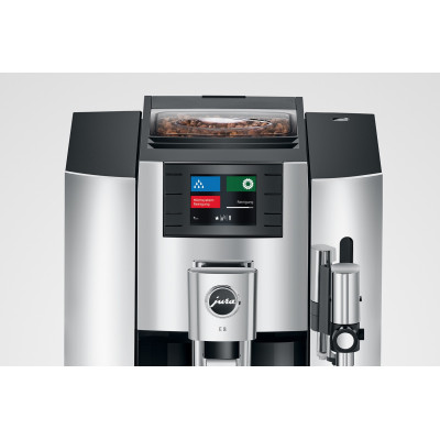JURA E8 Chrome (EB) + Gratis Proefpakket