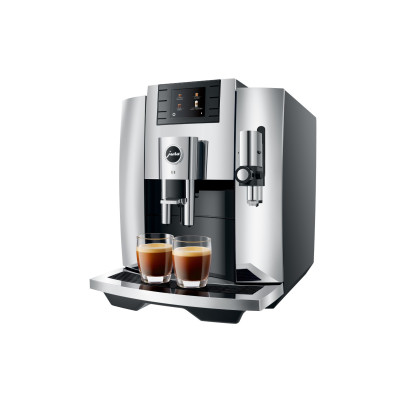 JURA E8 Chrome (EB) + Gratis Proefpakket