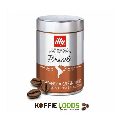 Illy brasil 250 gram koffiebonen 12 stuks